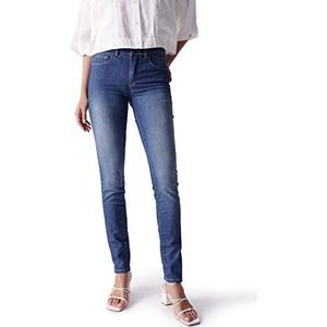 Salsa Secret Push in Skinny Jeans, Blauw, 36, Blauw