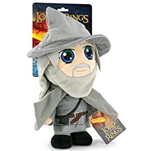 Play by Play The Lord of The Rings pluche dier The Lord of the Rings, 28 cm, Aragorn Frodo Gandalf, Gollum Legolas, verzamelaarseditie, superzachte kwaliteit (zonder presentatiedoos, Gandalf grijs)