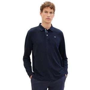 TOM TAILOR 1041086 Poloshirt voor heren, 10668 - Sky Captain Blue