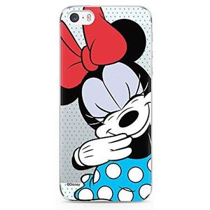 ERT GROUP Originele Disney Minnie 033 mobiele telefoon beschermhoes voor Apple iPhone 5 / 5S / SE - precies passend en gedeeltelijk bedrukt