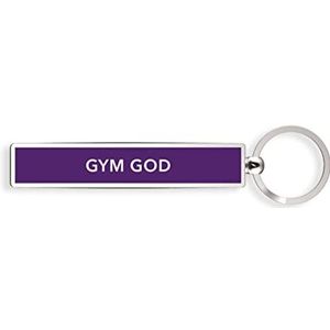 IF Show offs Keys Gym God sleutelhanger, violet, 8 cm, Paars.