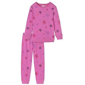 Schiesser Pyjama voor meisjes, warme kwaliteit, badstof, fleece, interlock, maat 92-140, Pink_179955
