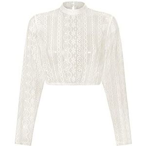 Stockerpoint Zita blouse dames overhemd, crème, 34, Crème