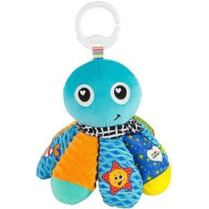 LAMAZE Salty Sam de octopus babyspeelgoed, clip-on speelgoed voor kinderwagen en kinderwagen, sensorisch pasgeboren speelgoed voor baby's jongens en meisjes 0-6 maanden, meerkleurig, 19,05 x 11,43 x