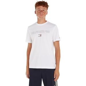 Tommy Hilfiger T-Shirts S/S pour homme, White, 3XL grande taille taille tall