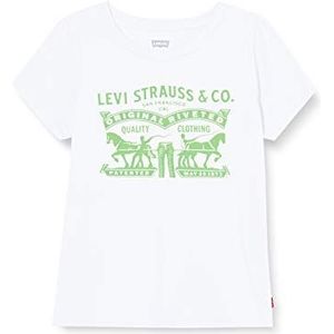 Levi's Kids Lvg Neon Cap Ss Baby T-shirt, 10-16 jaar, meisjes, lichtgroen