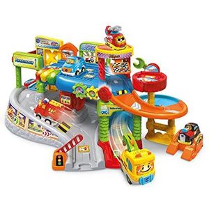 VTech Toet Toet Auto's mijn eerste interactieve garage met Ethan Pro takelwagen, garage voor auto's voor kinderen, 9 magische zones, cadeau voor jongens en meisjes van 1 jaar tot 5 jaar