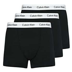 Calvin Klein heren boxershorts TRUNK 3PK, Zwart, S