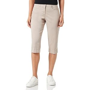 Raphaela by Brax Caren Capri Capri voor de zomer, superlicht, van modieus en comfortabel katoen, met vijf zakken, Capri voor dames, Zand