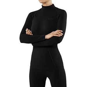 FALKE Maximum Warm, functioneel ondergoed hemd sport dames, ademend, zwart (zwart 3000), S (1 stuk)