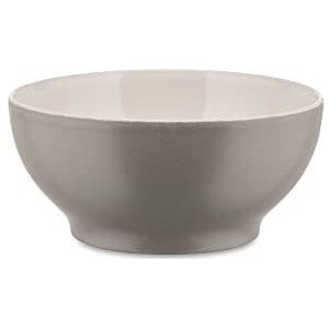 Alessi Dc03/54 Lg Tonale kleine kom van keramiek, stoneware, lichtgrijs, 4-delige set