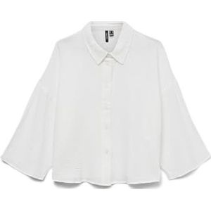 VERO MODA Vmnatali WVN Ga SPE Haut court pour femme, Blanche-neige, XS