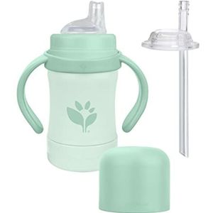 Green Sprouts - Ware® plant-plastic glas en sprout pot 177 ml - Sage