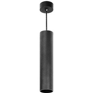 Orno Barbra PLR GU10 hanglamp aluminium rond 35W max. IP20 zwart