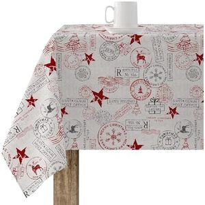 BELUM | Tafelkleed Kerstmis | vlekbescherming tafelkleed vierkant hars | tafelkleed van hars (gelamineerd takt) | tafelkleed | huishoudtafel (250 x 140 cm)