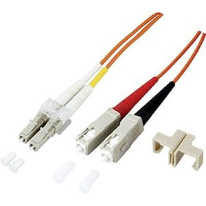 EFB Elektronik O0360.2-1.2 glasvezelkabel 2 m LSZH OS2 2 x LC 2 x SC geel - glasvezelkabel (2 m, LSZH, OS2, 2 x LC, 2 x SC, geel)