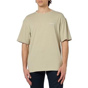 Calvin Klein S/S T-shirt met ronde hals voor heren, Mosgrijs