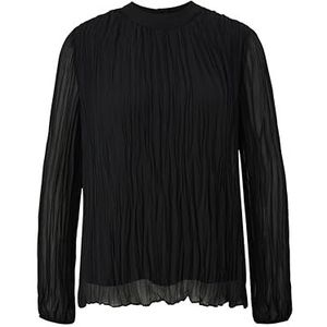 s.Oliver BLACK LABEL Blouse met lange mouwen dames blouse met lange mouwen, zwart.