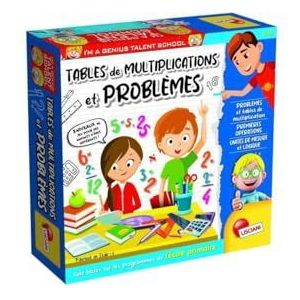 Lisciani - I'M A Genius Talent School - Wiskundige tabellen en problemen - Educatieve quiz - Leren rekenen - Voor kinderen vanaf 5 jaar