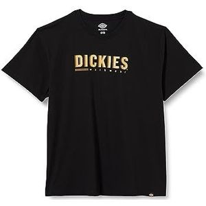 Dickies M Dickies Ss Logo Graphic Tee 1 Professioneel T-shirt voor heren, zwart.