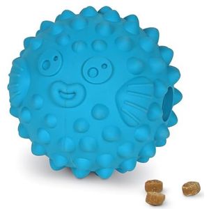 Brightkins Tough & Tumble dispenser kleine vis bal speelgoed voor kleine honden interactief voor verveling honden hersenstimulatie verjaardagscadeau voor honden