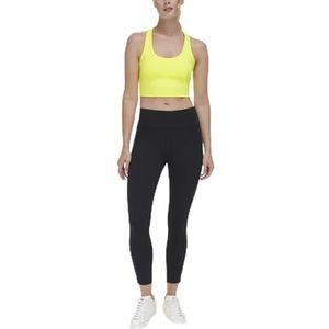 DKNY Leggings met hoge taille 7/8 met logo dameslegging, Zest