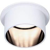 Paulmann LED inbouwspot Gil 3 treden rond 1x6W dimbaar wit mat zwart mat aluminium inbouwspot 2700K hoek 93376