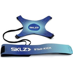 SKLZ Star-Kick Voetbal Trainer, Voetbal Training Hardware, Lancer Coach en Voetbal Receptie Kobalt, Voor Ballonnen in de maten 3/4/5