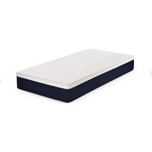 Ecus Kids Care Junior matras voor normaal bed, 190 x 105 x 25 cm, wit/blauw