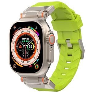 VeveXiao Compatible avec Apple Watch Band Ultra 2 49 mm, 45 mm, 44 mm, 42 mm, bracelet de sport en caoutchouc de silicone durable conçu pour iWatch Ultra Series 9 8 7 6 5 4 3 SE
