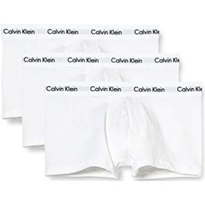 Calvin Klein Set van 3 boxershorts - Cotton Stretch-boxershorts voor heren (set van 3), Wit.
