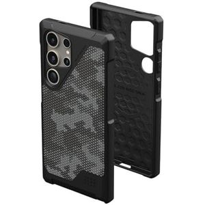 URBAN ARMOR GEAR Metropolis LT Case Samsung Galaxy S24 Ultra Hoesje [Officieel ""Designed for Samsung"" gecertificeerd, draadloos opladen (Qi) / magnetisch opladen compatibel] Micro Hex Camo grafiet