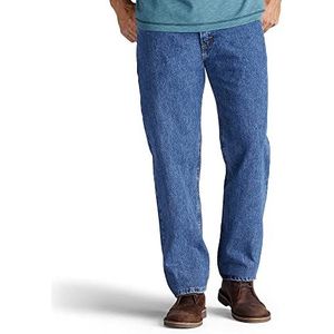 Lee Heren Jeans Regular Fit, blauw (middensteen)