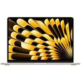 Apple MacBook Air 13 inch Laptop, M3-chip, 13,6 inch Liquid Retina-display, 16 GB uniform geheugen, 256 GB SSD, toetsenbord met achtergrondverlichting, FaceTime HD 1080p camera, goud (Starlight)