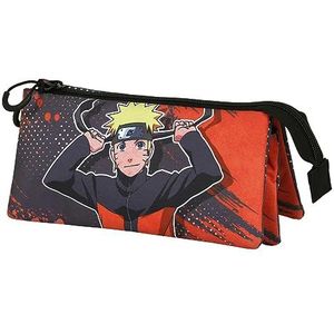 Naruto Hachimaki-Pennenetui, Triple Fan 2.0, oranje, één maat, Triple FAN 2.0 Hachimaki etui, Oranje, Triple FAN 2.0 Hachimaki etui