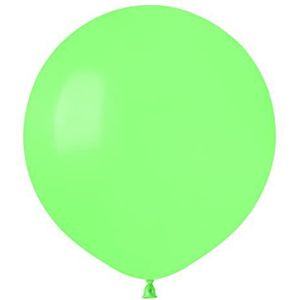 25 hoogwaardige natuurlijke latexballonnen G150 (Ø 48 cm / 19 inch) pastel mintgroen