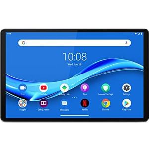 Lenovo Tab M10 Plus 2e generatie, 10,3 inch Full HD-display, 4G LTE, 4 GB RAM, 64 GB geheugen, Android Pie, Storm Grey, Exclusive Amazon, voeding