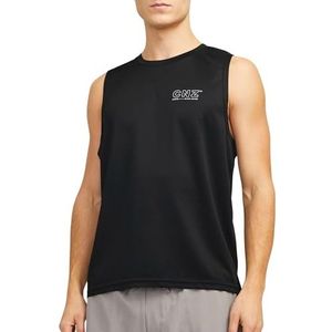 JACK & JONES Jcocnz Tank Top Sn Jcocnz Tanktop Sn Heren (1 stuk), zwart.