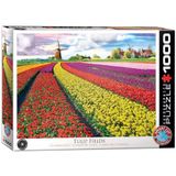 EuroGraphics - Tulip Field-Netherlands puzzel 1000 stukjes, 6000-5326, meerkleurig