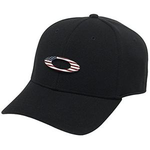 Oakley Tincan Cap Logo Metal Heren Cap, zwart/Amerikaanse vlag