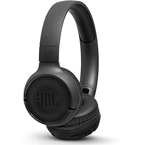 JBL Tune500BT on-ear koptelefoon met draad, lichtgewicht en opvouwbaar, comfortabele koptelefoon met handsfree bediening, ingebouwde microfoon, eenheidsmaat, zwart