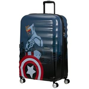 American Tourister Marvel Legends FL Valise Spinner L 77 cm 96 L Multicolore (Captain America City), Multicolore (Captain America City), Koffer (77 cm - 96 L), Valise