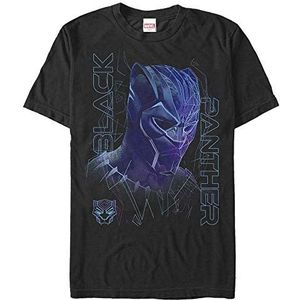 Marvel Ultra Panther Organic Unisex T-shirt met korte mouwen, zwart, S, SCHWARZ