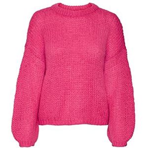 Vero Moda Vmada Ls Ronde Hals Ga Noos Sweater Dames, Fuchsia