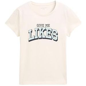 TOM TAILOR T-shirt pour fille, 12906 – Wool White., 176