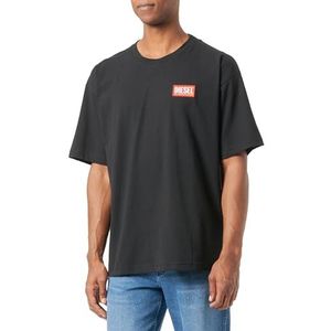 Diesel T-nlabel-l1 T-shirt voor heren, 9 stuks