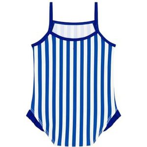 Petit Bateau A0cu5 1-delig badpak voor babymeisjes (1 stuk), Blauw/Wit