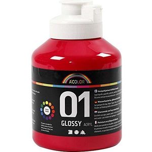 A-Color 32010 acrylverf primair rood, 01 - glanzend, 500 ml