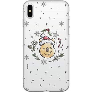 Disney Winnie The Pooh beschermhoes van TPU voor iPhone X, iPhone XS, beschermhoes van vloeibare siliconen, zacht en dun ter bescherming van het scherm, schokbestendig en krasbestendig