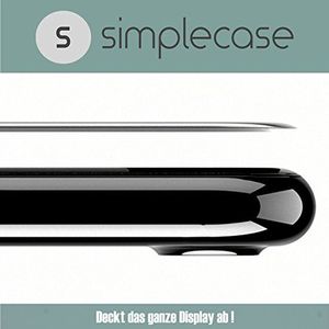 Simplecase Kogelvrij glas compatibel met Apple iPhone 7/6s/6 Plus Full ScREEN Premium Screen Protector - 100% dekking - Optimale bescherming - Extra hardheid 9H - Wit